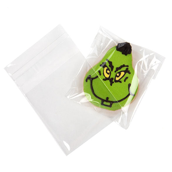 Sachet Écologique haute qualité refermable à rabat 6.4x6.4cm (100 pièces) [GC2X2]