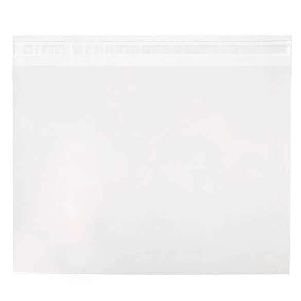 Plastiek Zakken 30,5x23cm Transparant en Hersluitbaar (100 stuks) [B12X9]