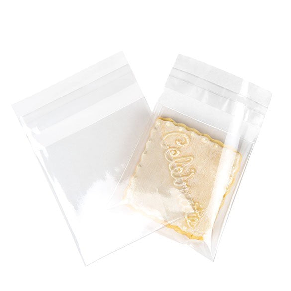 Plastiek Zakken 8x8,5+3cm Kristalhelder en hersluitbaar (100 stuks) [B33]