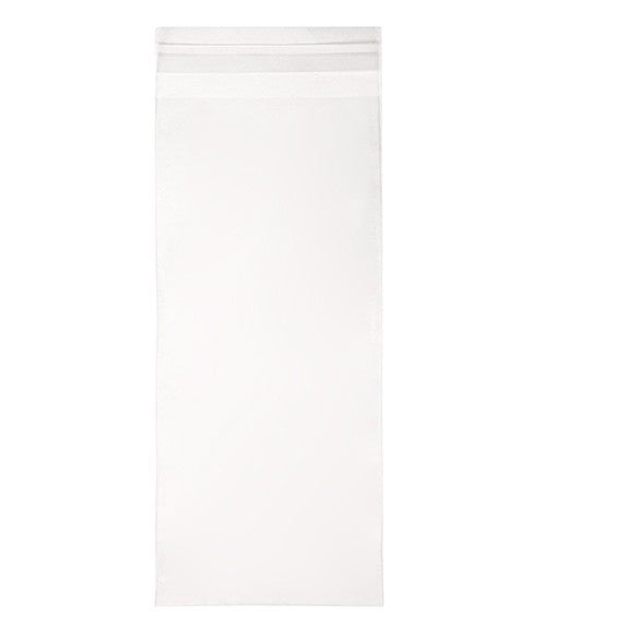 Plastiek Zakken 11x24cm Transparant en Hersluitbaar (100 stuks) [B49]