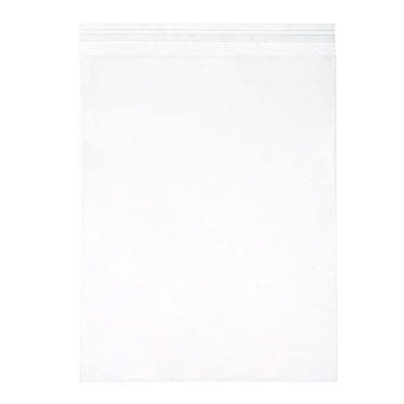Sachet plastique à rabat avantageux transparence cristalline 29.1x36.2+3.6 cm (250 pièces) [VL11]