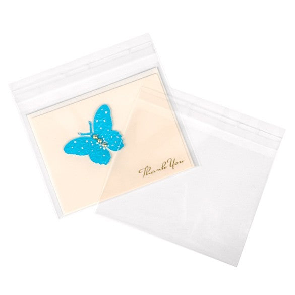 Sachet plastique à rabat avantageux transparence cristalline 15x11.4cm (250 pièces) [VL45]
