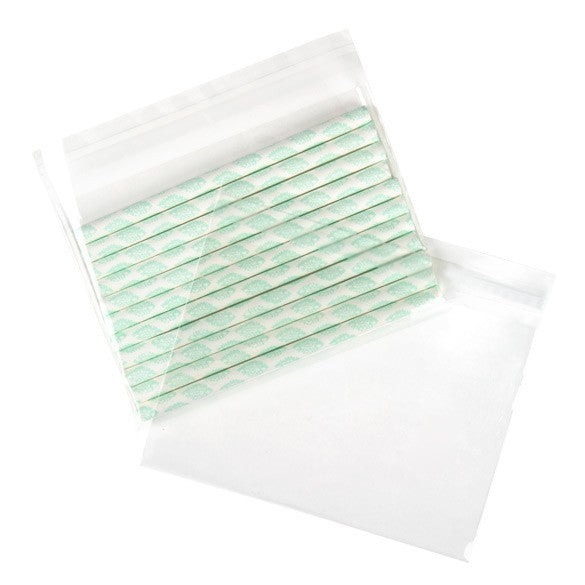 Sachet plastique à rabat avantageux transparence cristalline 18.9x13.4cm (250 pièces) [VL5]