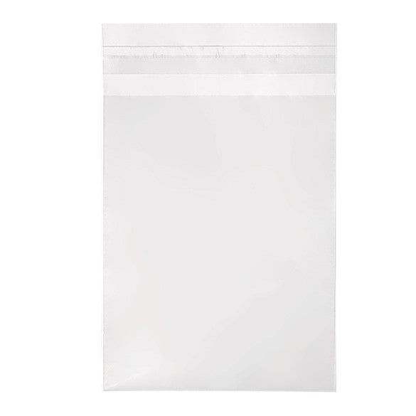 Sachet plastique à rabat avantageux transparence cristalline 11.7x14.6cm (250 pièces) [VL54]