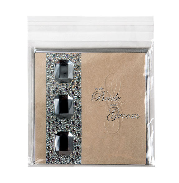 Sachet plastique à rabat avantageux transparence cristalline 15.9x15.9cm (250 pièces) [VL66]