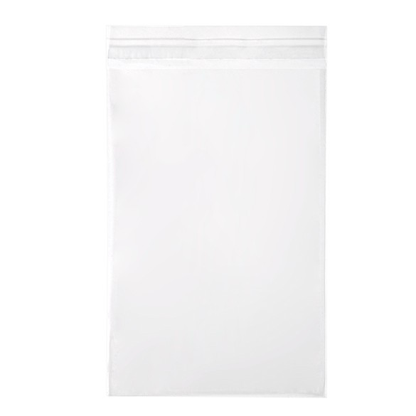Sachet plastique à rabat avantageux transparence cristalline 15.3x22.9cm (250 pièces) [VL6X9S]