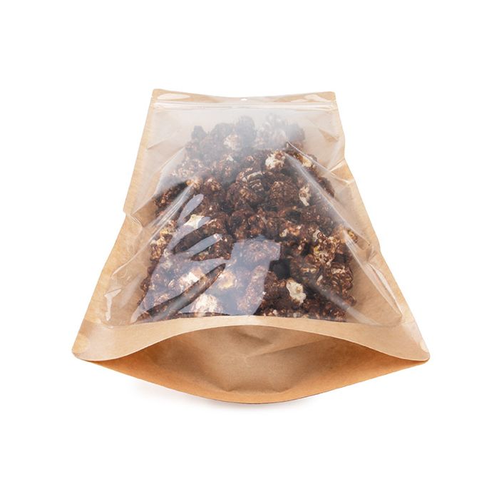 Doypack Kraft 17.8x6x43.2cm (100 pièces) [ZBGKC3N]