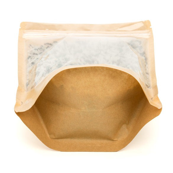 Doypack Kraft 14.9x8.9x23.2cm | 312g (100 pièces) [ZBGKC7]