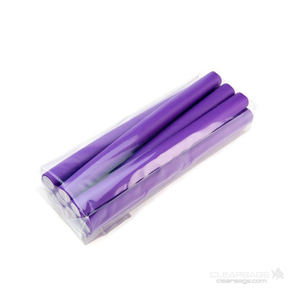 Plastiek Zakken 7,6x5,1x45,7cm met zijvouw (100 stuks) [GB13]