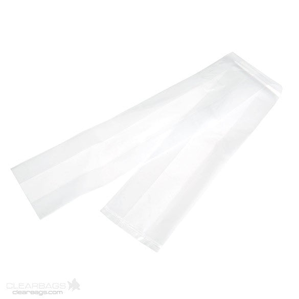 Sac à soufflet transparence cristalline 7.6x5.1x61cm (100 pièces) [GB14]