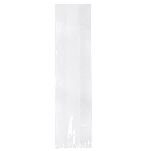 Plastiek Zakken 15,2x10,2x61cm met zijvouw (100 stuks) [GB20]
