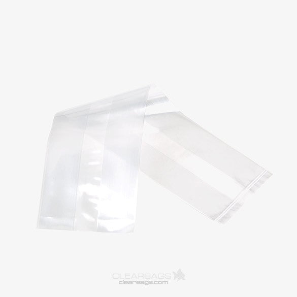 Plastiek Zakken 6,4x5,1x24,8cm met zijvouw (100 stuks) [GB22]