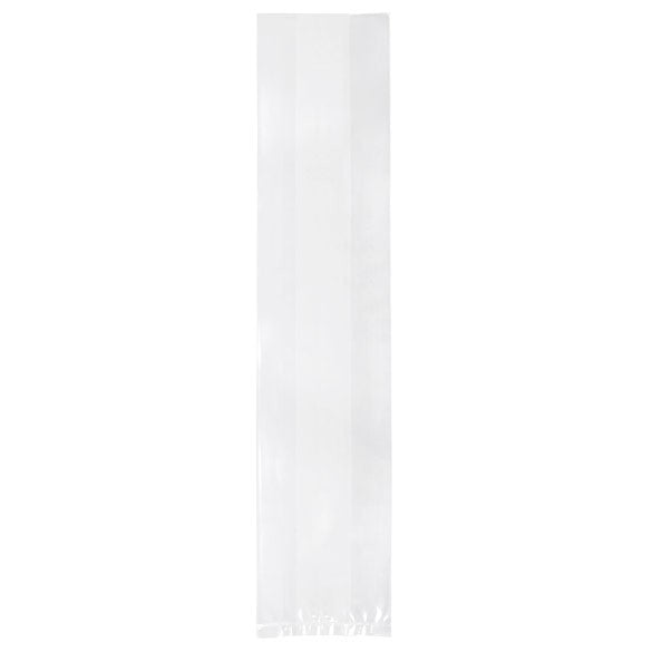 Sac à soufflet transparence cristalline 12.7x7.6x61cm (100 pièces) [GB8]