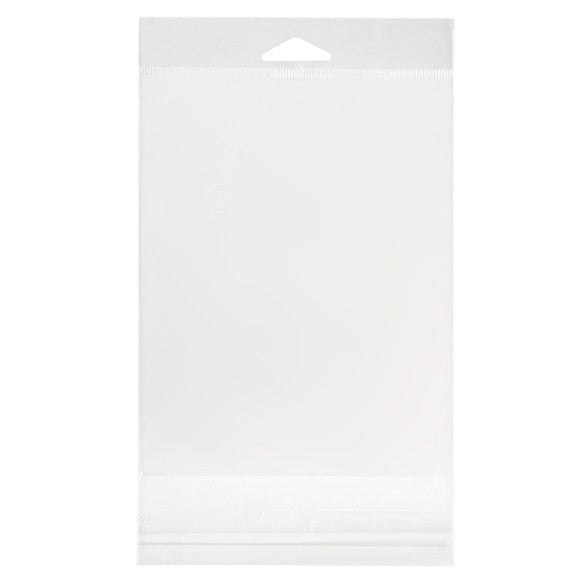 Headerbags 13,5x17,1cm hersluitbaar en Kristalhelder (100 stuks) [HB6B1]