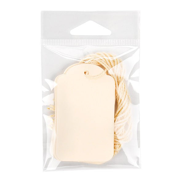Sachet à trou de suspension refermable à transparence cristalline 7x8.9cm (100 pièces) [HB23]