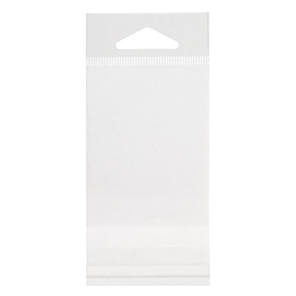 Headerbags 5,7x7,6cm hersluitbaar en Kristalhelder (100 stuks) [HB2X3S]
