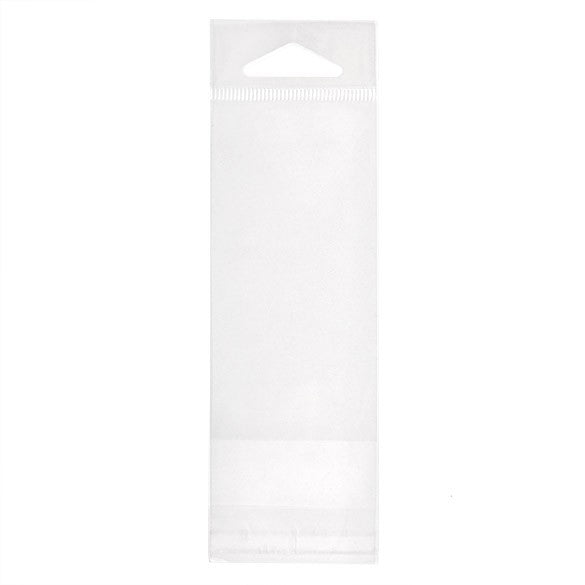 Sachet à trou de suspension refermable à transparence cristalline 5.1x10.2cm (100 pièces) [HB2X4E]