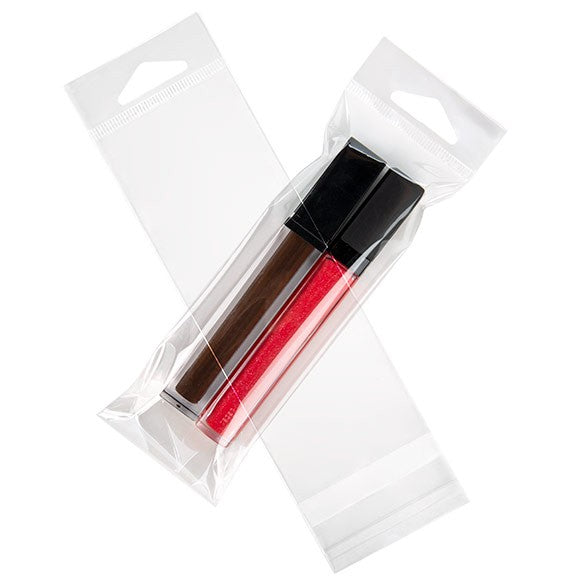 Headerbags 5,7x15,6cm hersluitbaar en Kristalhelder (100 stuks) [HB2X6S]