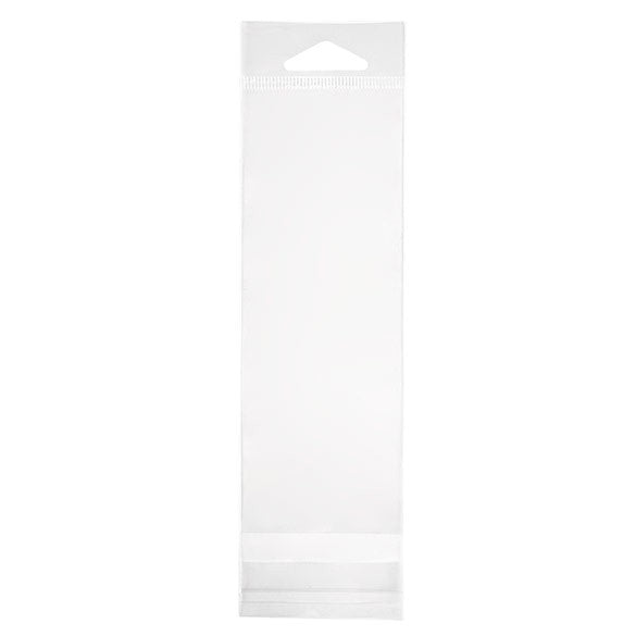 Headerbags 5,7x15,6cm hersluitbaar en Kristalhelder (100 stuks) [HB2X6S]