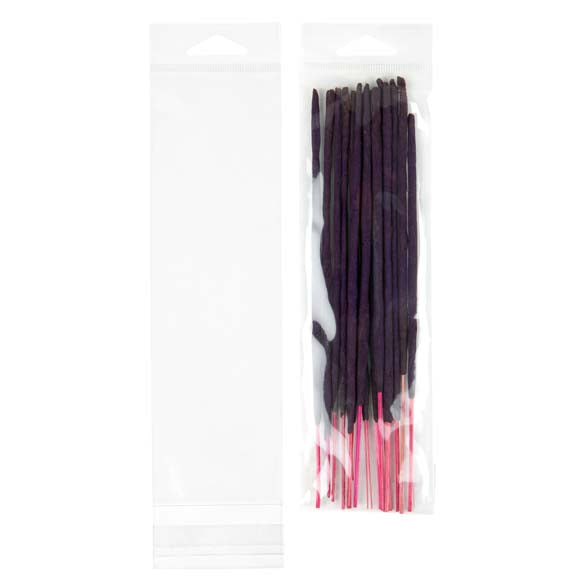 Headerbags 6,4x20,9cm hersluitbaar en Kristalhelder (100 stuks) [HB2X8]