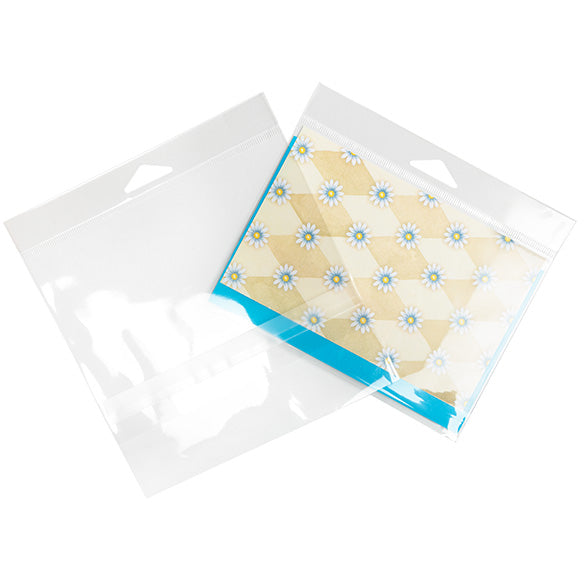 Headerbags 15,9x11,4cm met beschermende sluiting (100 stuks) [HB46PC]