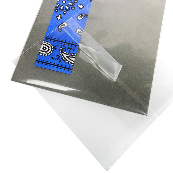Headerbags 12,2x25,4cm met beschermende sluiting (100 stuks) [HB49XPC]