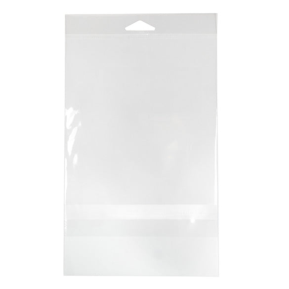 Sachet à trou de suspension refermable avec fermeture sécurisée 15.1x19.7cm (100 pièces) [HB7B3PC]