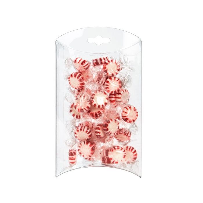 Petites boites berlingot à transparence cristalline 12.7x3.8x19.1cm (Crochet pour suspension optionnel) (25 pièces) [PB108]