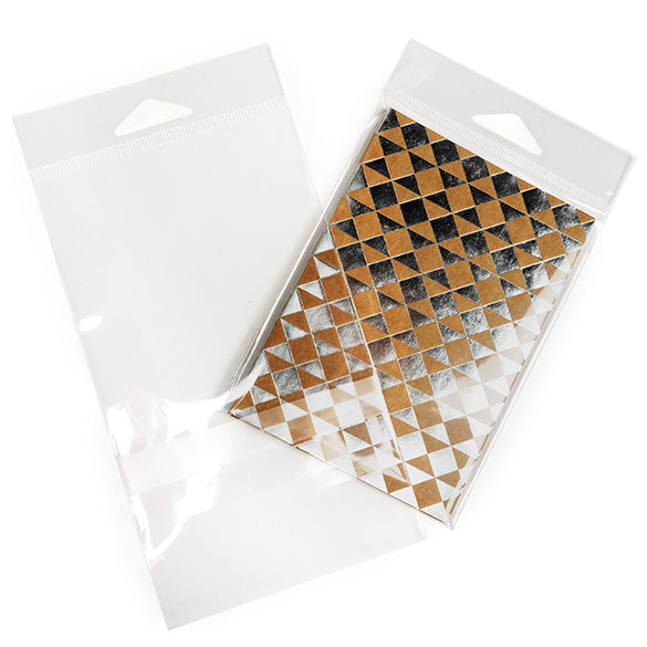 Headerbags 9,7x13,2cm met beschermende sluiting (100 stuks) [HB3X5PC]