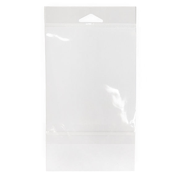 Sachet à trou de suspension refermable avec fermeture sécurisée 10.8x13.7cm (100 pièces) [HB4B2PC]