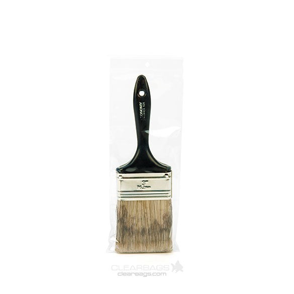 Gripzakken met Ophanggat 10x25,5cm Kristalhelder PP 50 Micron (100 stuks) [ZR410]