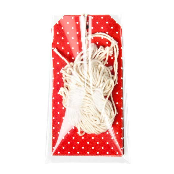 Sachet plastique transparence cristalline 7,6x13cm sans rabat (100 pièces) [B3X5SNF]