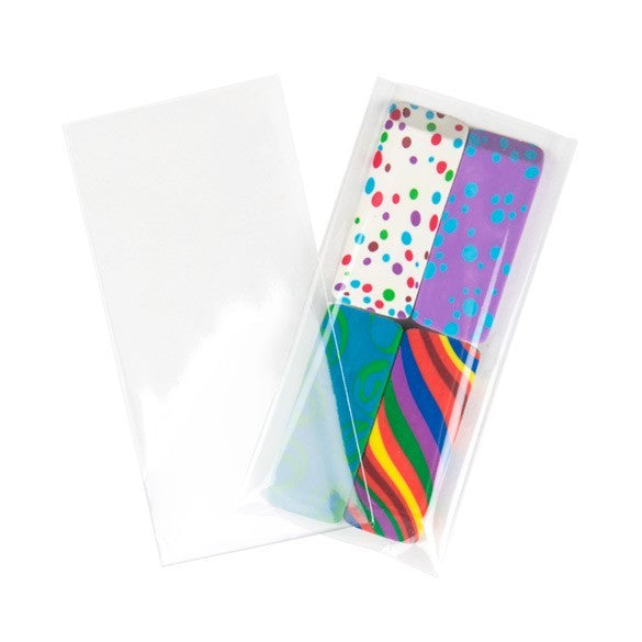 Sachet plastique transparence cristalline avantageux sans rabat 5.1x10.5cm (250 pièces) [VL2X4NF]