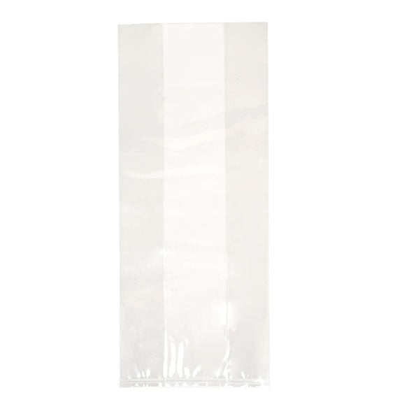Plastiek Zakken 12,5x7x30cm met zijvouw (100 stuks) [GB1]