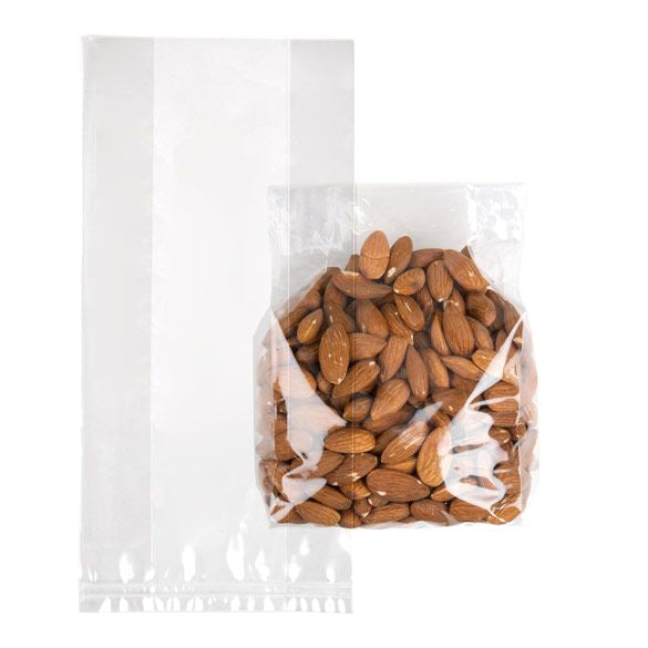 Sac à soufflet transparence cristalline 10,2x5,1x20,3 cm (100 pièces) [GB4]