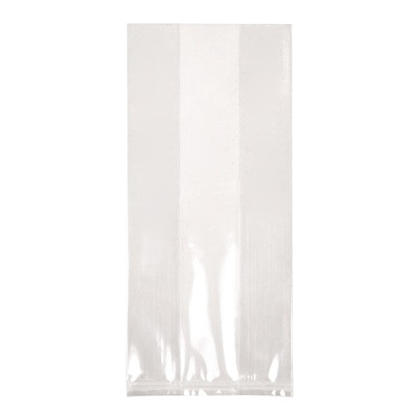Sac à soufflet transparence cristalline 7,6x5,1x16,5 cm (100 pièces) [GB6]