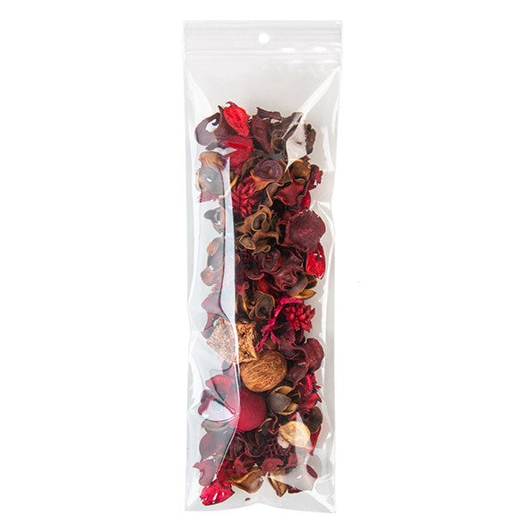 Sachet zip à transparence cristalline 100 microns avec trou pour suspension 10,2 x30,5cm (100 pièces) [Z4R412]