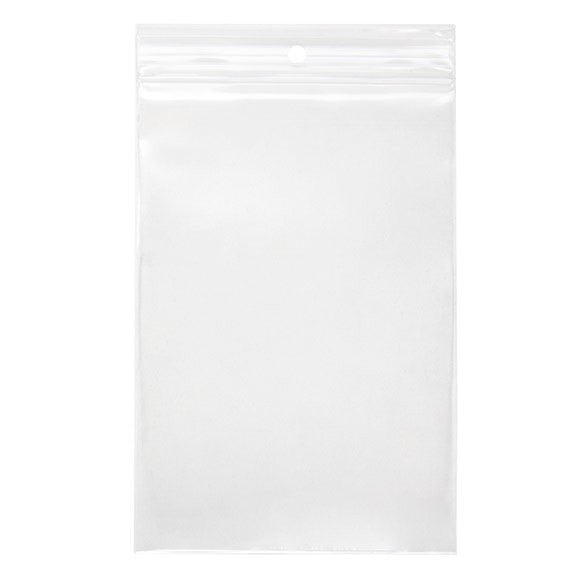 Gripzakken met Ophanggat 10x15cm Kristalhelder PP 100 Micron (100 stuks) [Z4R46]