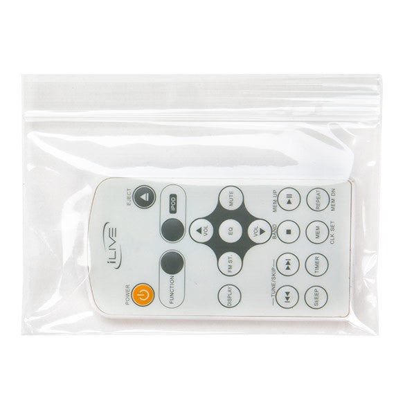 Sachet zip à transparence cristalline 12,7x7,6cm (100 pièces) [ZC53]