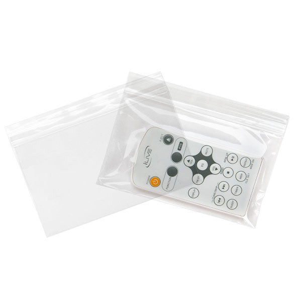Sachet zip à transparence cristalline 12,7x7,6cm (100 pièces) [ZC53]