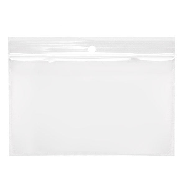 Sachet zip à transparence cristalline avec trou de suspension 12,7x7,6cm (100 pièces) [ZR53]