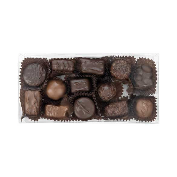 Boite pour truffes en chocolat avec plateau d'insertion 10.8 x 4.1 x 21.6cm (100 pièces) [CNDY193]