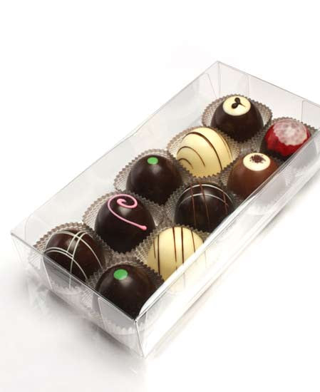 Doos voor (chocolade) Truffels met Interieur 10.8x4.1x21.6cm (100 Stuks) [CNDY193]