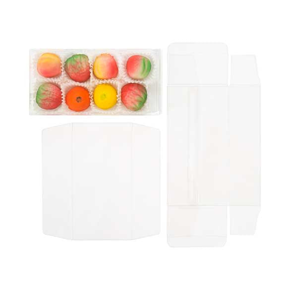Plastic Gift Boxes for Chocolates 7x3.7x14cm with Insert (100 pieces) [CNDY230]