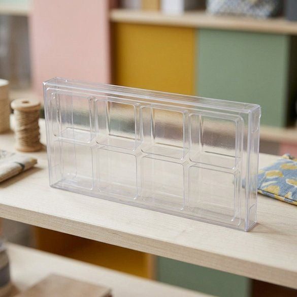 Kristalheldere Doos voor Handgemaakt Snoep Set voor 8 stuks 7x1.4x13.8cm (25 Stuks) [CNDY272]