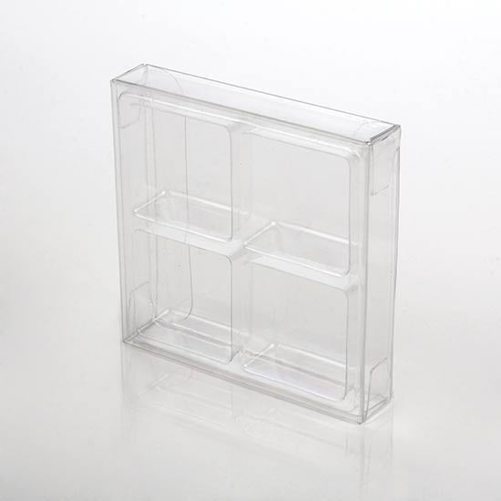 Plastic Gift Boxes for Candy Set of 4 pieces 7x1.4x6.8cm (25 pieces) [CNDY276]