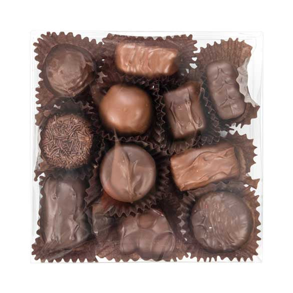 Doos voor Chocola met Interieur 14.3x2.5x14.1cm (100 Stuks) [CNDY48]