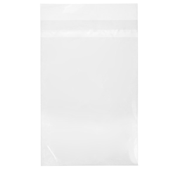 Sachet plastique refermable transparent avec rabat sécurisé pour comic 18x27+ 3cm [COMIC2PC]