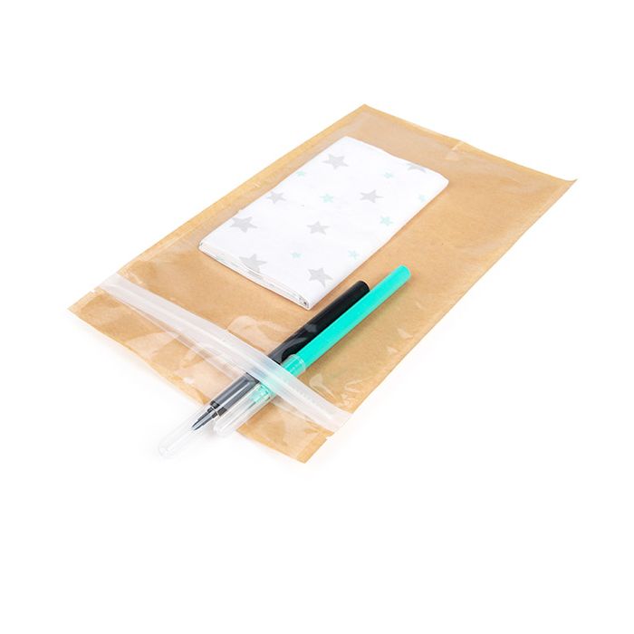 Gripzakken Milieuvriendelijk Kraft 15.2 x23.5 cm (100 stuks) [HZBBE7KC]