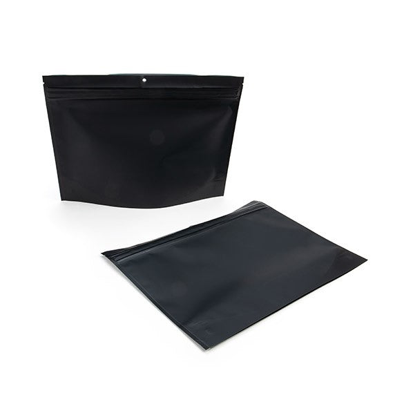 Kinderveilige zakken Mat Zwart 30,5x10,2x22,9cm (100 Stuks) [CRP129MB]